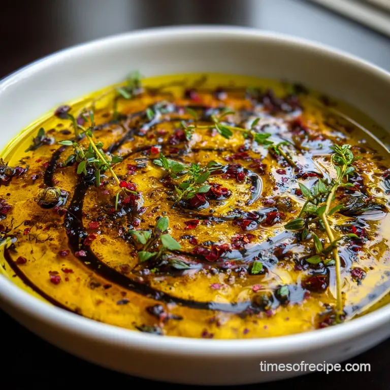 Italian Bread Dipping Oil: Garlic and Herbs