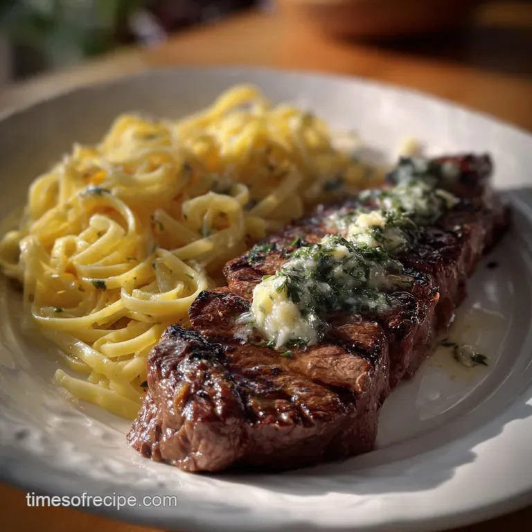 New Years Eve Easy Dinner Idea with Garlic Butter Steak