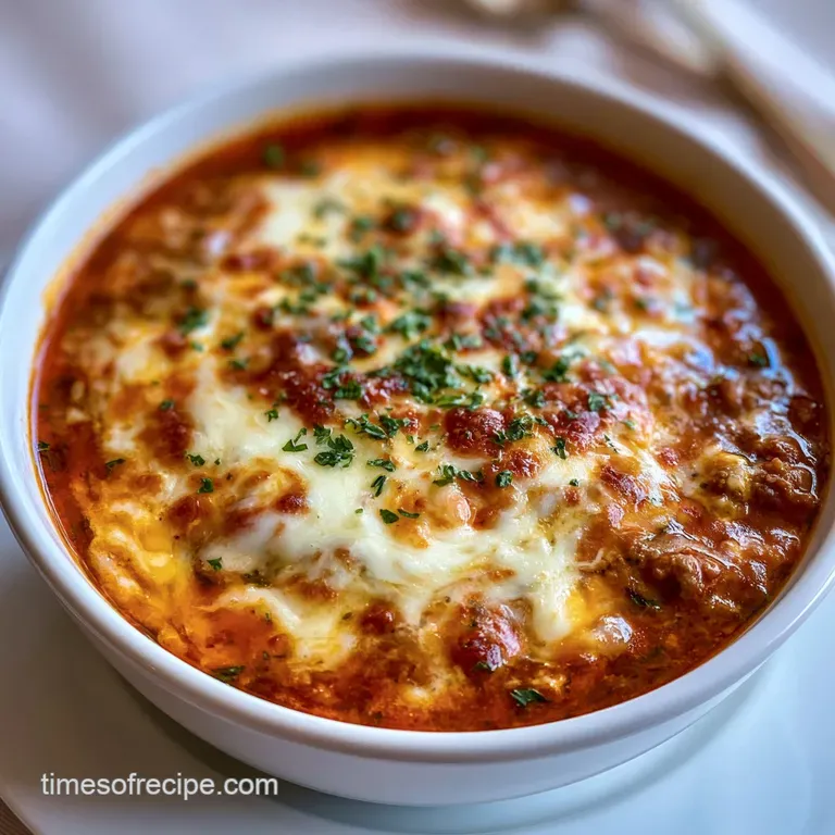 Crockpot Lasagna Soup: Failure-Proof and Hearty