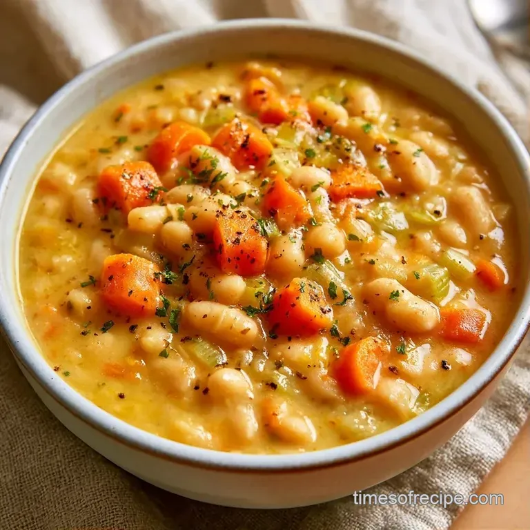 Elegant white bowl of creamy soup paired with a toasted sourdough slice on a neutral linen tablecloth.