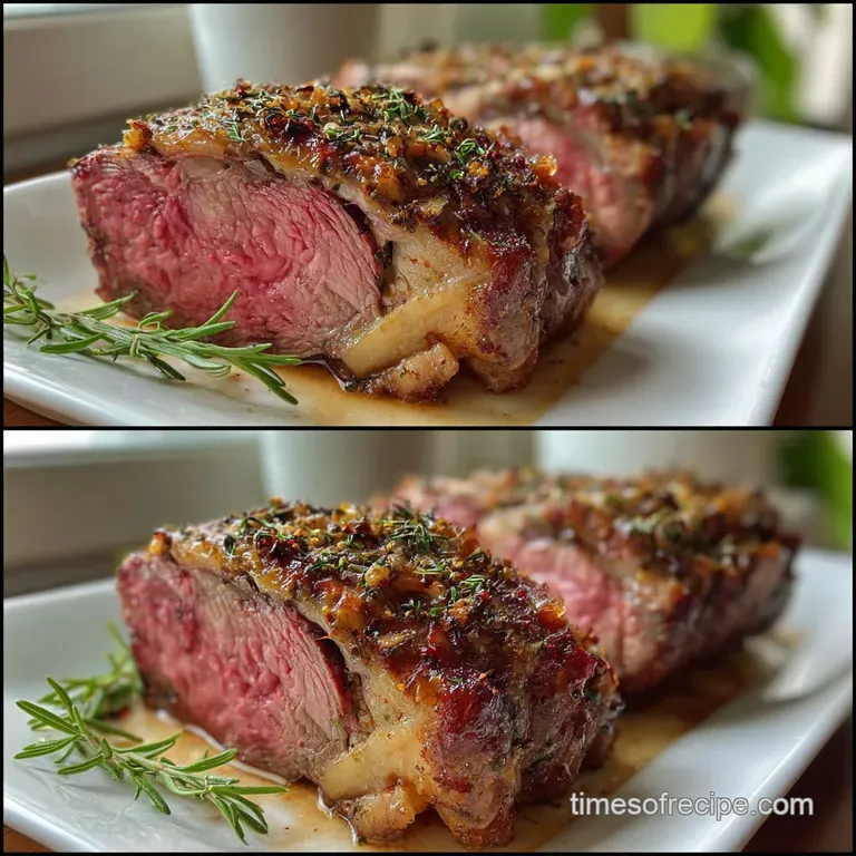 Ribeye Roast: The Low Slow Herb-Crusted Method