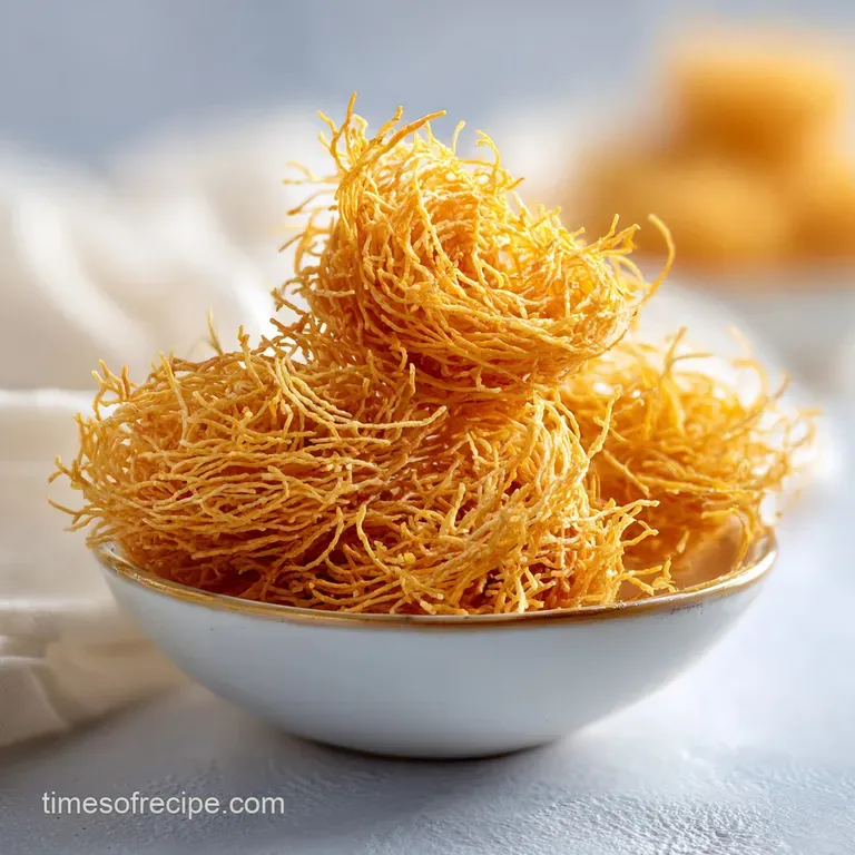 Homemade Crispy Kataifi Dough