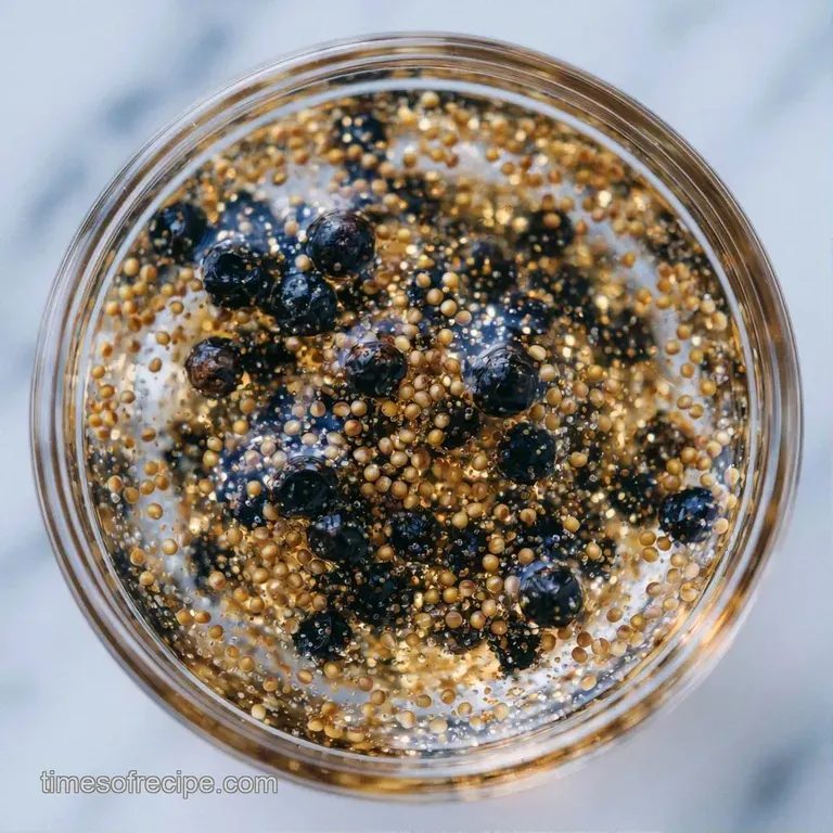 Translucent golden liquid in a glass mason jar with aromatic whole spices resting on a clean white surface.