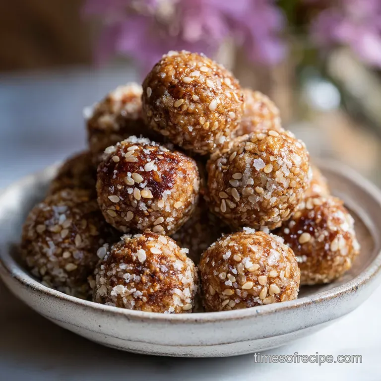 Pile of glistening meatballs drenched in honey garlic sauce, reflecting light. Served over fluffy white rice in an elegant...