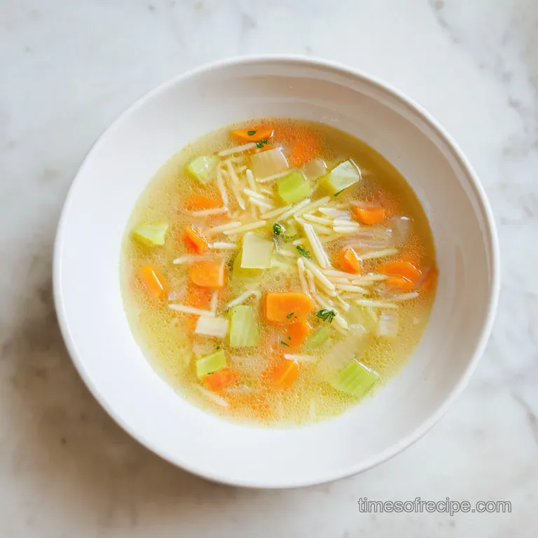 A rustic ceramic bowl of warm, buttery soup served with a silver spoon and a sprinkle of fresh green parsley.