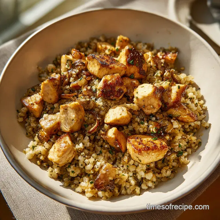Keto Cauliflower Fried Rice: Savory and Nutty