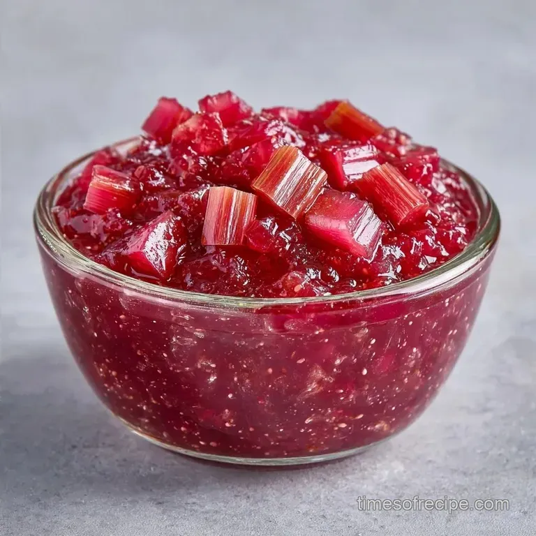 Traditional Lemon Rhubarb Jam: Failure-Proof