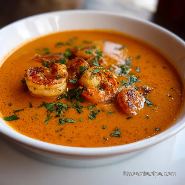Seafood Bisque: Velvety and Rich
