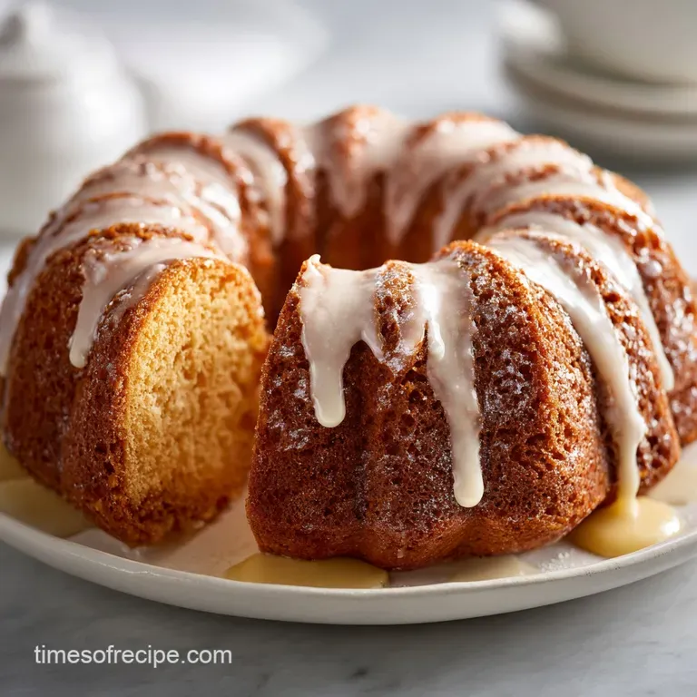 Sour Cream Coffee Cake Recipe with Cinnamon Swirl