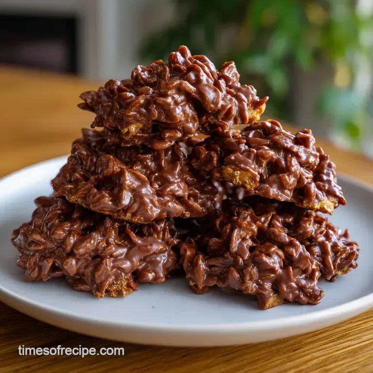 Haystacks: the Classic No-Bake Chocolate Treat presentation