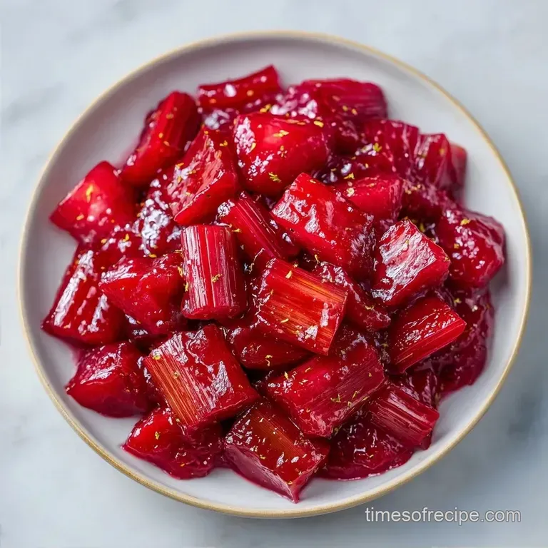 Old Fashioned Rhubarb Jam: Tangy and Bright