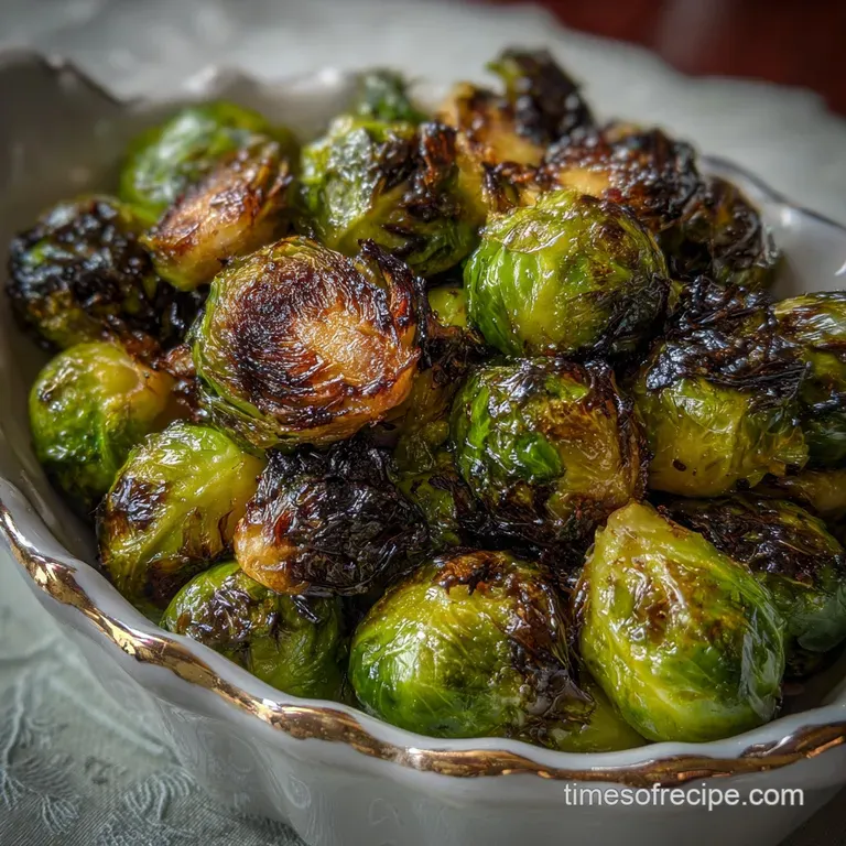 OvenRoasted Brussels Sprouts Recipe
