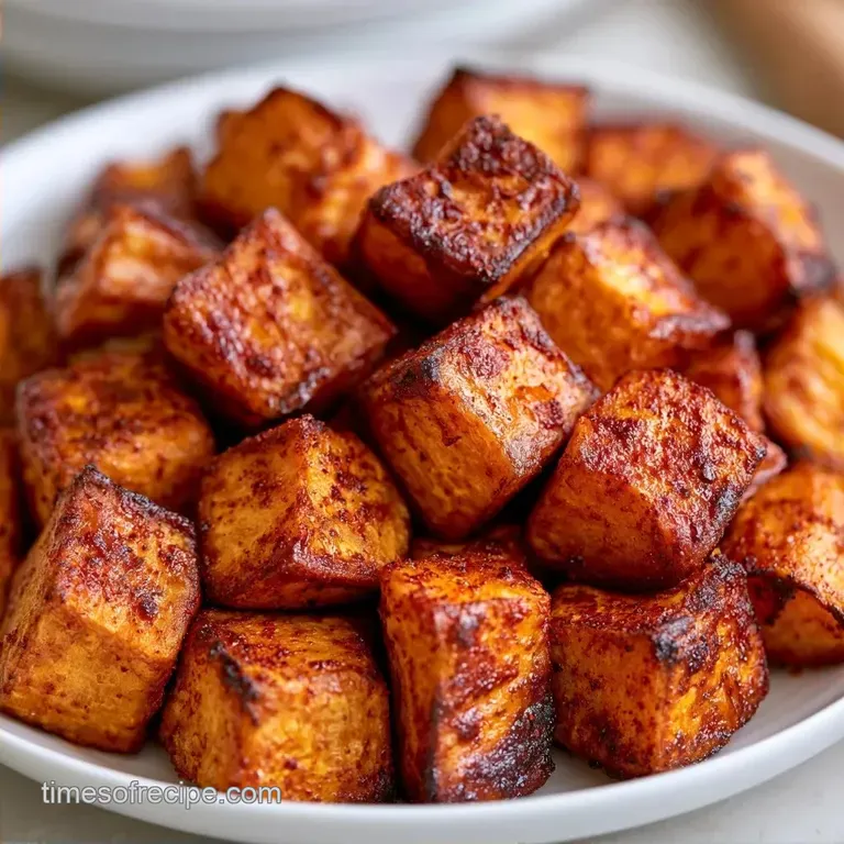 Crispy Oven Roasted Sweet Potatoes