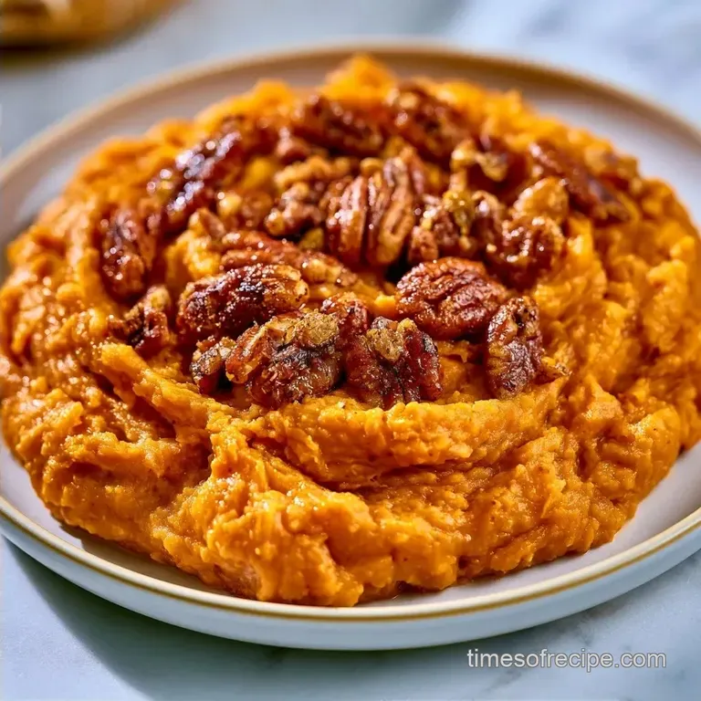 Old Fashioned Pecan Sweet Potato Casserole