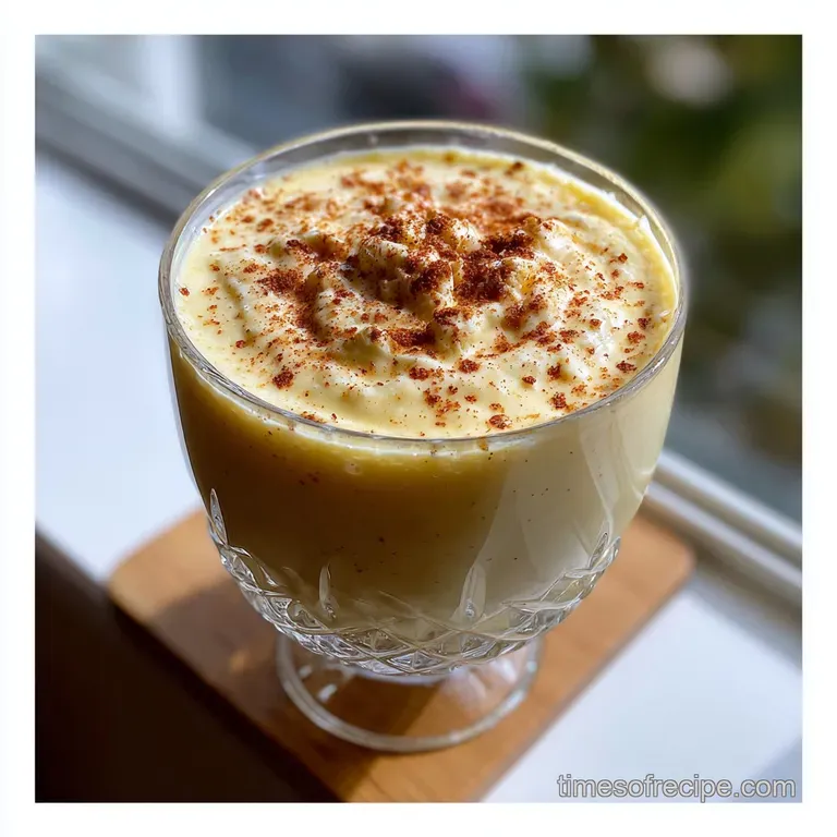 Eggnog Recipe: the Best Homemade Festive Tipple presentation
