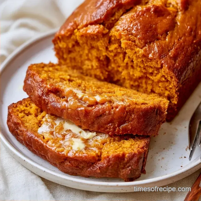 Moist Pumpkin Banana Bread