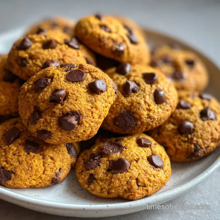 Pumpkin Chocolate Chip Cookies Easy