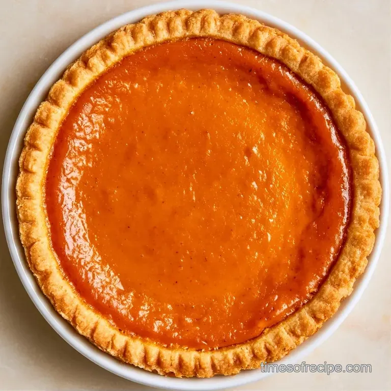 Square orange custard bar on a buttery crust, garnished with a swirl of cream and a dusting of spice on slate.