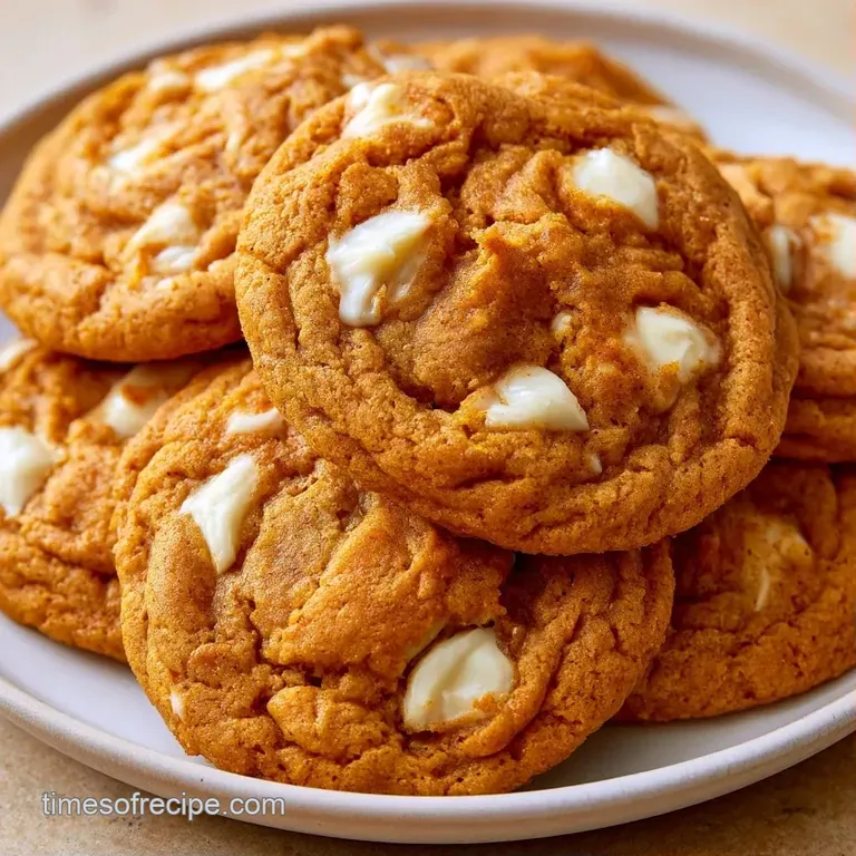 Elegant stack of soft orange cookies on a white marble slab, paired with cinnamon sticks and powdered sugar.