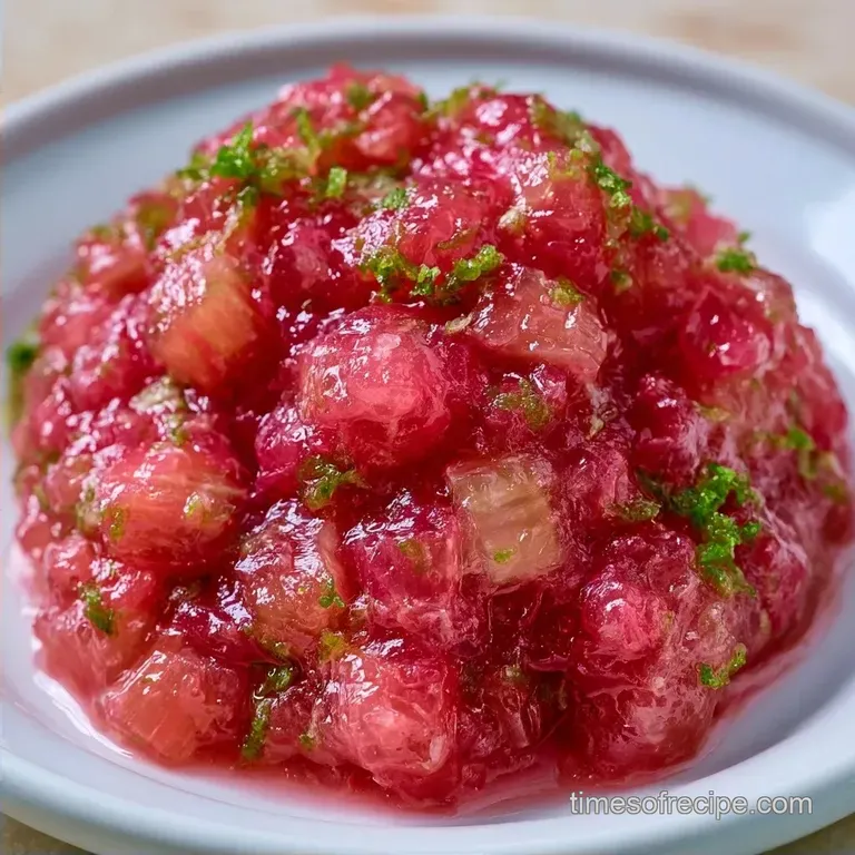 Rhubarb Jam with Lemon: Tangy and Glossy