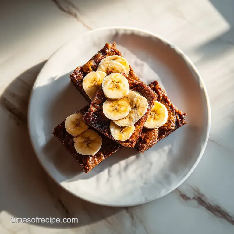 Banana Bread Brownies: Moist and Fudgy