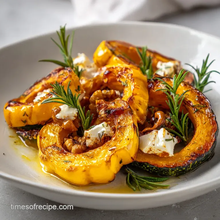 Healthy Fall Recipe with Roasted Squash