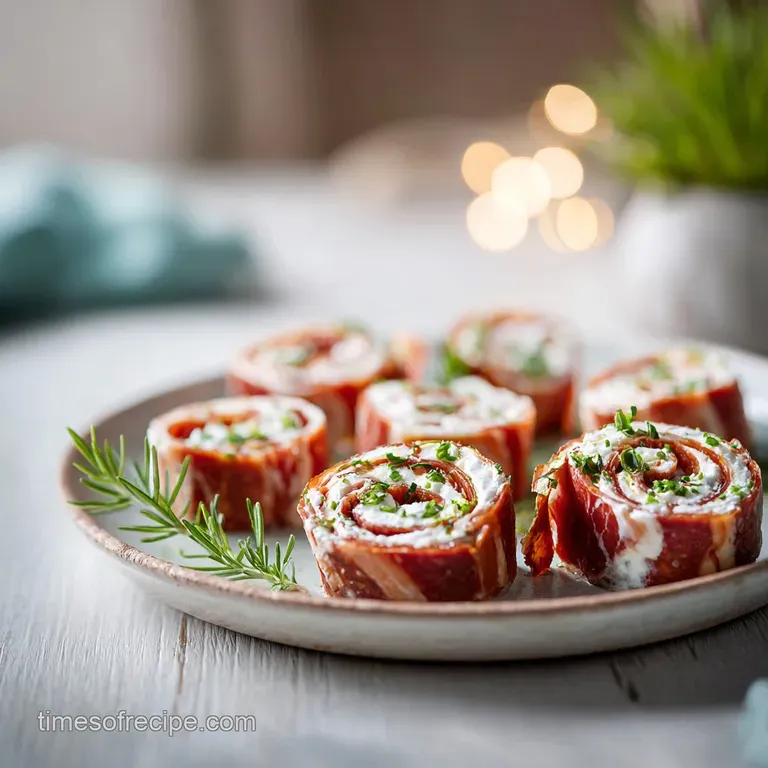Salami Cream Cheese Rolls: Savory and Piquant