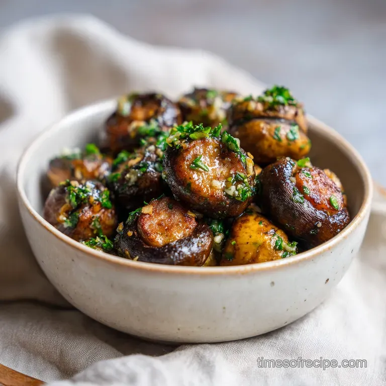 Sausage Stuffed Mushrooms Recipe