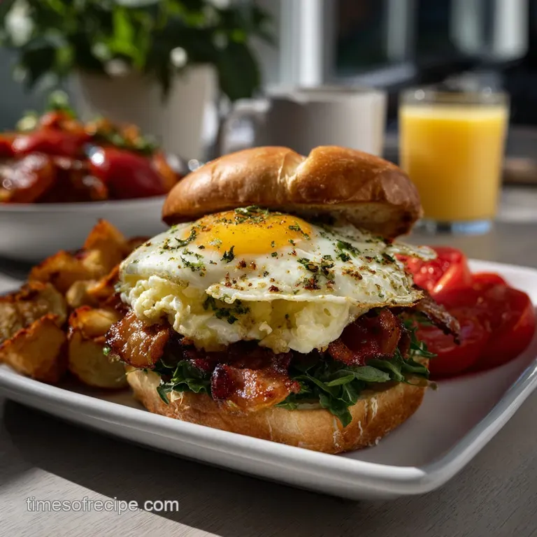 The Ultimate Sheet Pan Breakfast Sandwich Meal Prep presentation