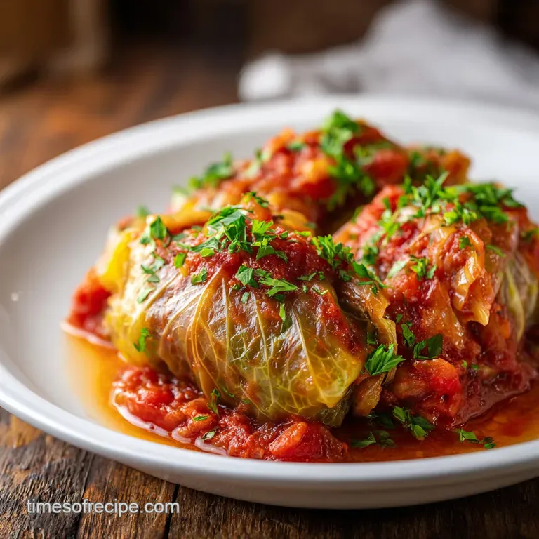 A vibrant swirl of spiced beef and cabbage nestled in a creamy, rustic bowl, garnished.