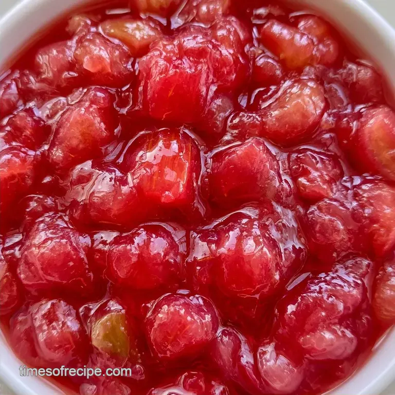 Small Batch Rhubarb Jam: Old Fashioned