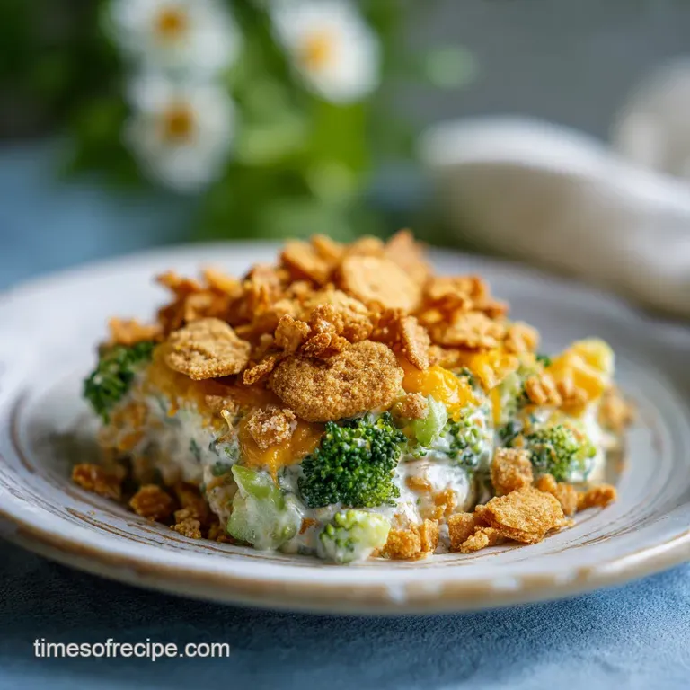 Southern Broccoli Casserole: Creamy and Crisp