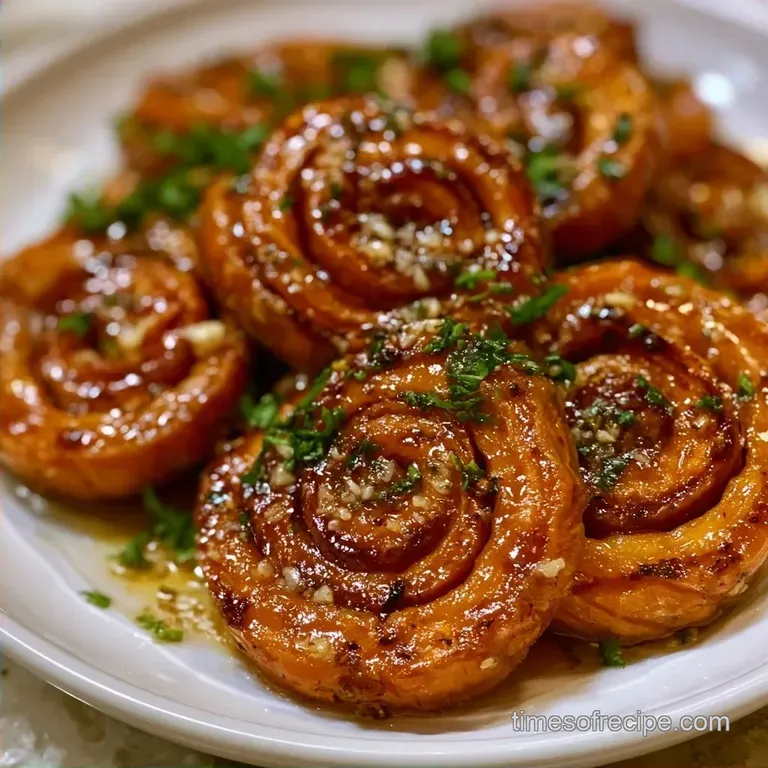 Healthy Savory Spiral Sweet Potato Bake