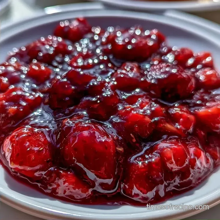 Strawberry Rhubarb Jam: Low Sugar