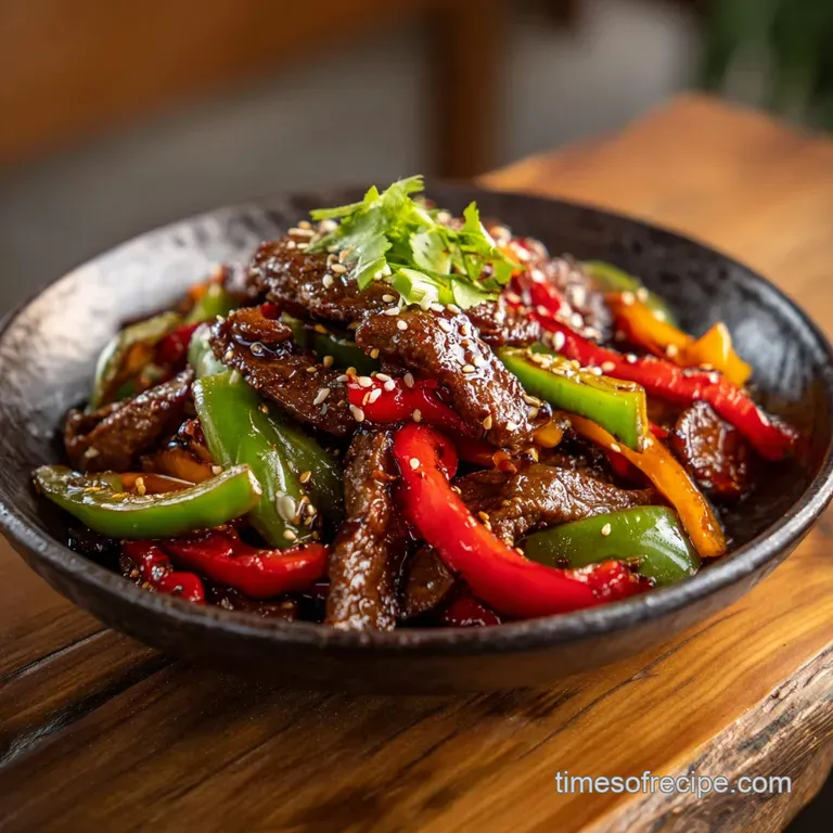 Pepper Steak: Tender Beef and Peppers