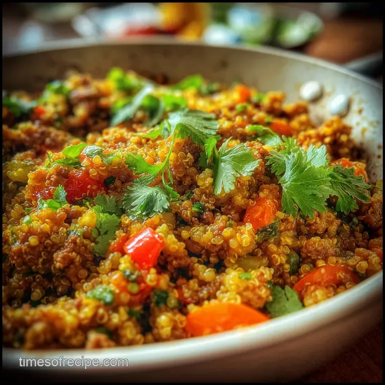 Turkey Quinoa Skillet: Smoky Flavor