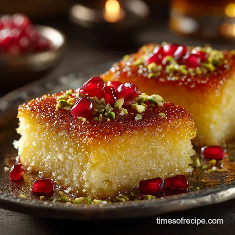 Turkish Cuisine Desserts: The Classic Şekerpare (Sweet Semolina Dream)