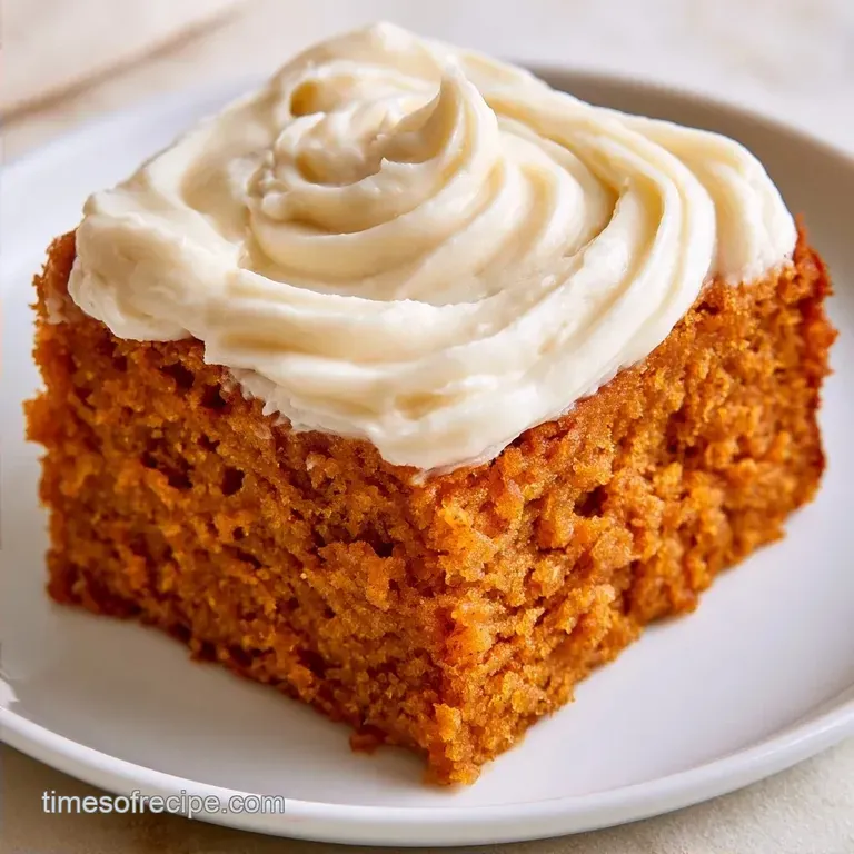 Two Ingredient Pumpkin Cake with Spice Mix