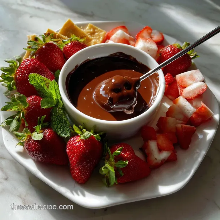 Liquid Velvet Chocolate Fondue Recipe