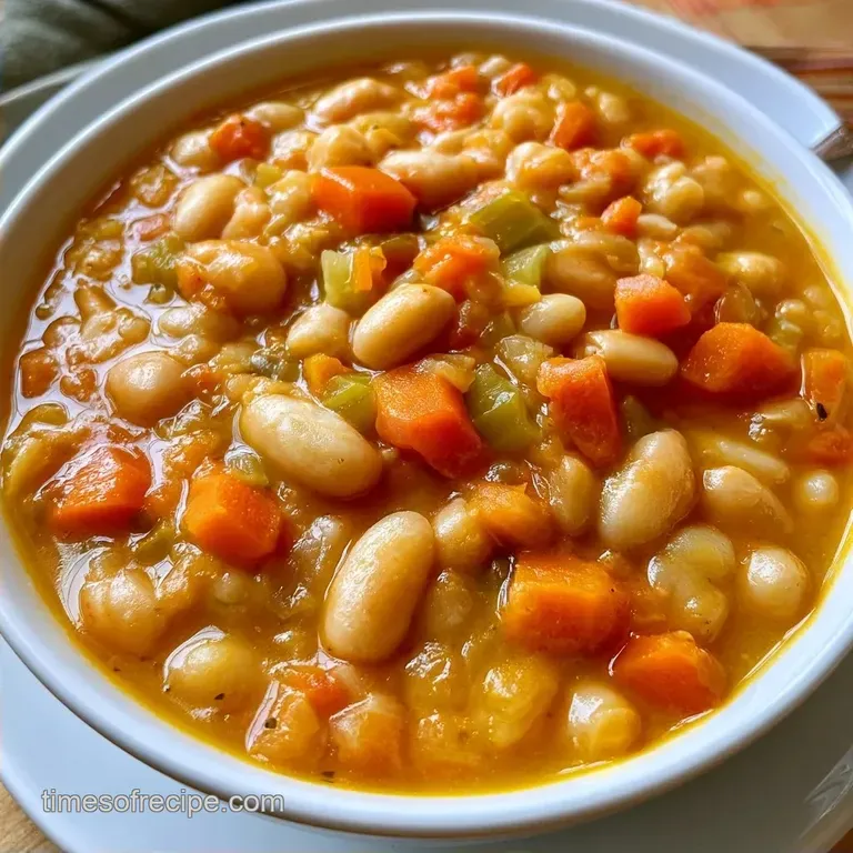 Hearty White Bean Vegetable Soup