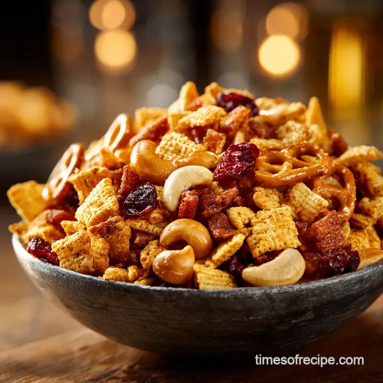 White Trash Snack Mix: Sweet Salty Crunch Classic