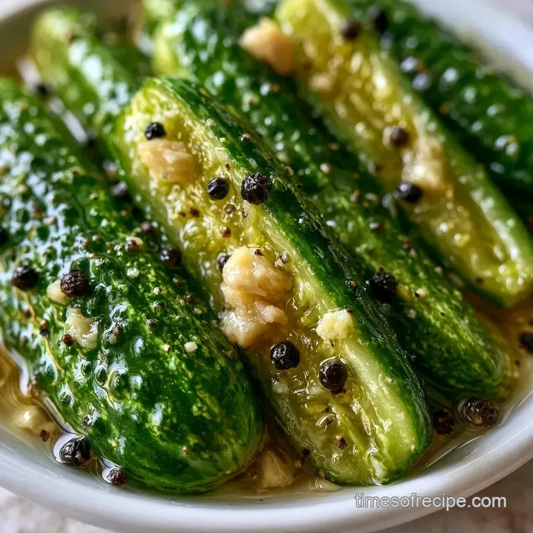 Transparent liquid in a modern glass carafe beside a bowl of crisp cucumber slices and aromatic garlic cloves.