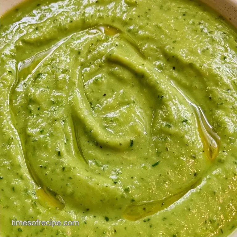 Zucchini Soup with Olive Oil in 40 Minutes