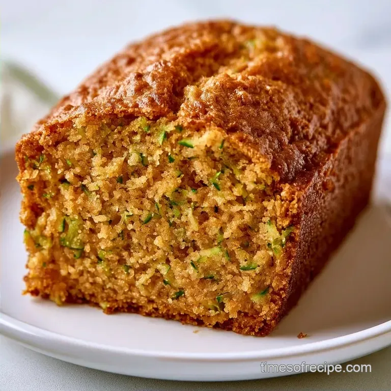 Healthy Moist Zucchini Squash Bread