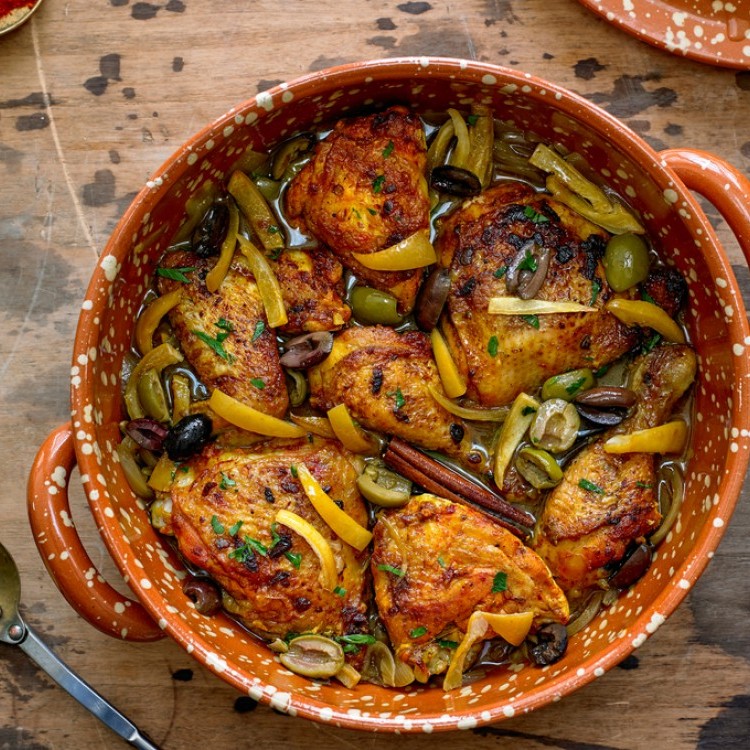 طاجين دجاج مغربي